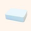 LIGHT BLUE ΜΕΤΑΛΛΙΚΟ ΚΟΥΤΙ 14.2Χ10.1Χ3.1 εκ.