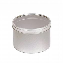 SILVER WINDOW ΜΕΤΑΛΛΙΚΟ ΚΟΥΤΙ Δ9,5 Χ 6,5 εκ.