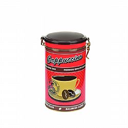 CAPPUCCINO RETRO ΣΤΡΟΓΓΥΛΟ ΜΕΤΑΛΛΙΚΟ ΚΟΥΤΙ